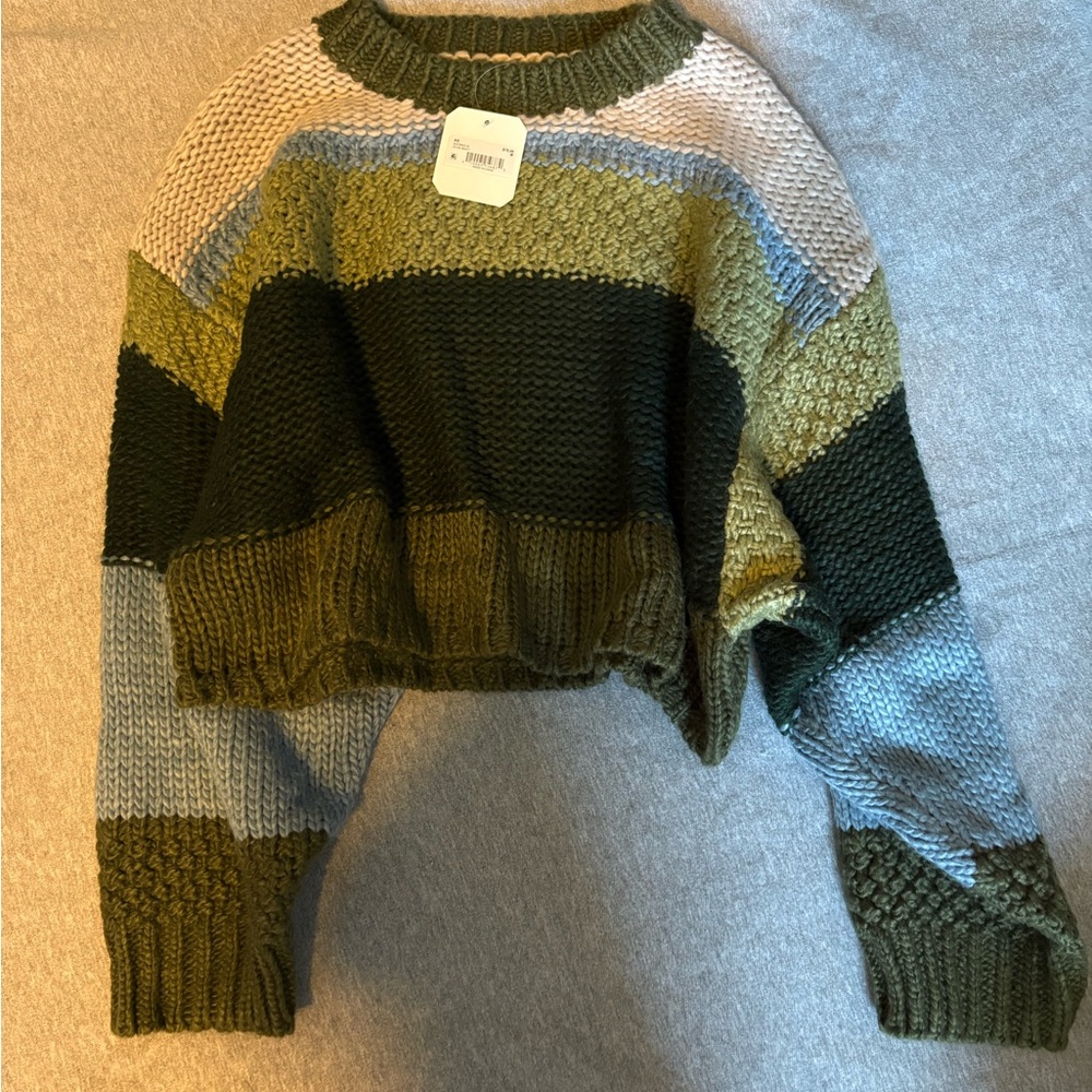 Altar'd State Multicolor Striped Sweater